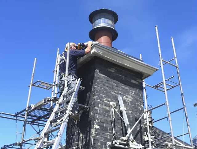 Sturdy chimney crown finished by Middleburg Heights Chimney Sweep in Middleburg Heights, OH