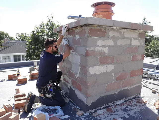 Advanced chimney repair process by Middleburg Heights Chimney Sweep in Middleburg Heights, OH