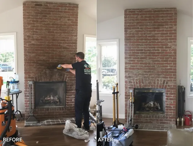 Finished chimney sweeping service by Middleburg Heights Chimney Sweep in Middleburg Heights, OH